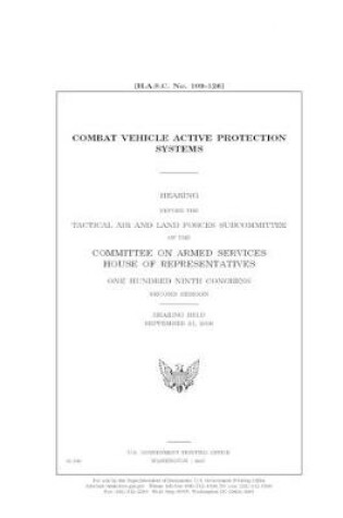 Cover of Combat vehicle active protection systems