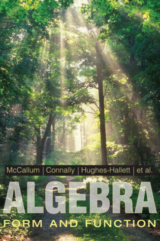 Cover of Algebra, Form and Function