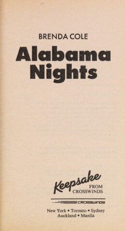 Book cover for Alabama Nights