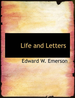 Book cover for Life and Letters