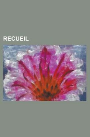 Cover of Recueil