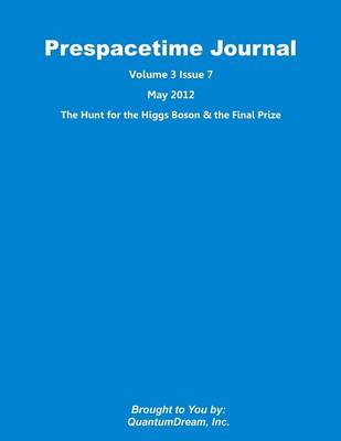 Book cover for Prespacetime Journal Volume 3 Issue 7