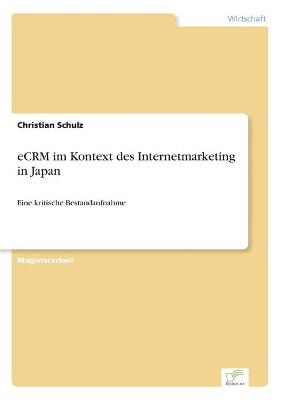 Book cover for eCRM im Kontext des Internetmarketing in Japan