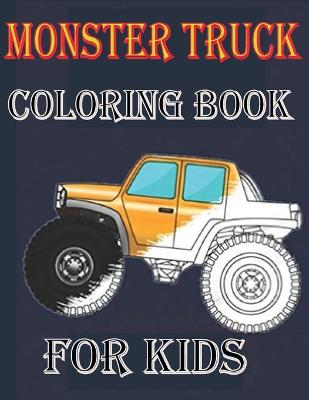 Book cover for Monster Truck Coloring Book