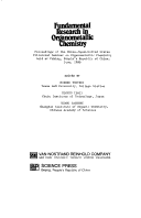 Book cover for Fundamental Research in Organometallic Chemistry