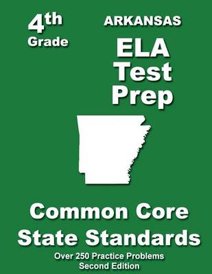 Book cover for Arkansas 4th Grade ELA Test Prep