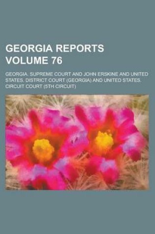 Cover of Georgia Reports Volume 76