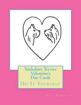 Book cover for Yorkshire Terrier Valentine's Day Cards