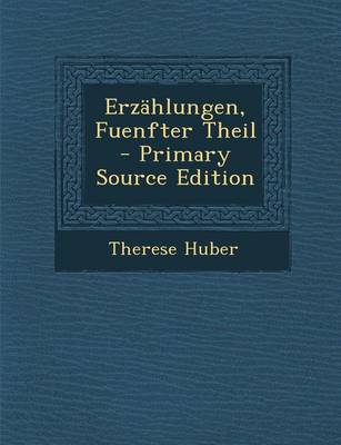 Book cover for Erzahlungen, Fuenfter Theil