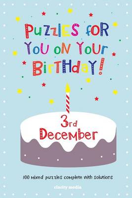 Book cover for Puzzles for you on your Birthday - 3rd December