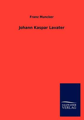 Book cover for Johann Kaspar Lavater