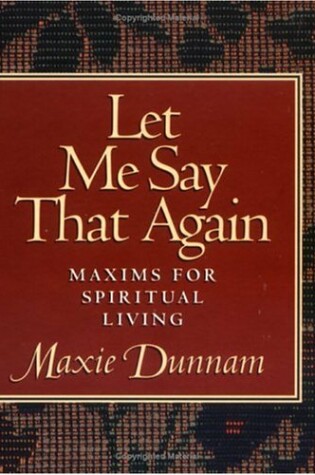 Cover of Let Me Say That Again