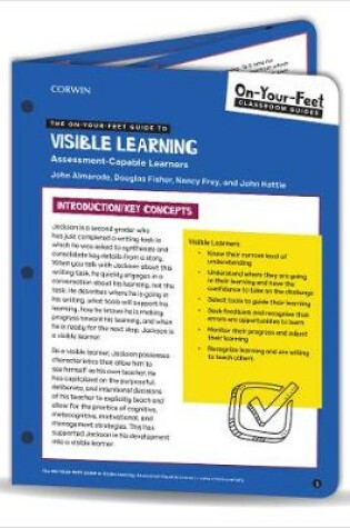 Cover of The On-Your-Feet Guide to Visible Learning
