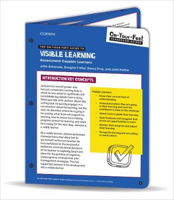 Book cover for The On-Your-Feet Guide to Visible Learning