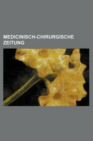 Cover of Medicinisch-Chirurgische Zeitung (1)