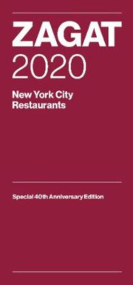 Cover of Zagat 2020 New York City Restaurants