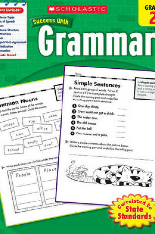 Cover of Scholastic Success with Grammar: Grade 2 Workbook