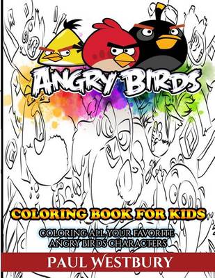 Book cover for Angry Birds Coloring Book for Kids