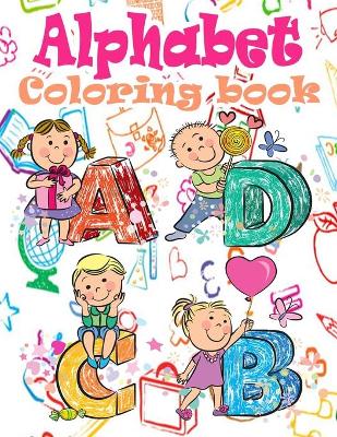 Book cover for Alphabet coloring book