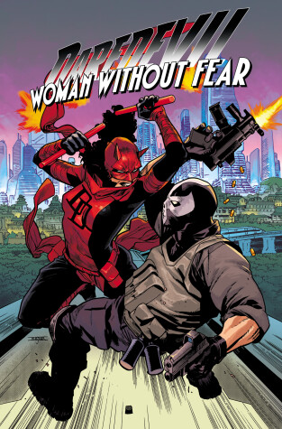 Book cover for DAREDEVIL: WOMAN WITHOUT FEAR - BLOODY REUNION