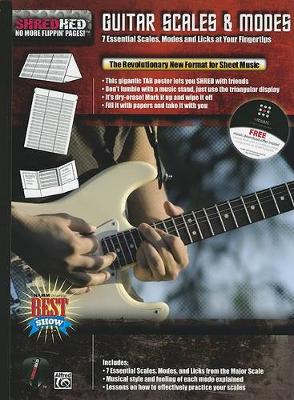 Book cover for Shredhed Scales and Modes Guitar