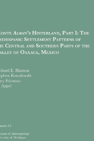 Cover of Monte Alban's Hinterland, Part I