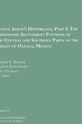 Cover of Monte Alban's Hinterland, Part I