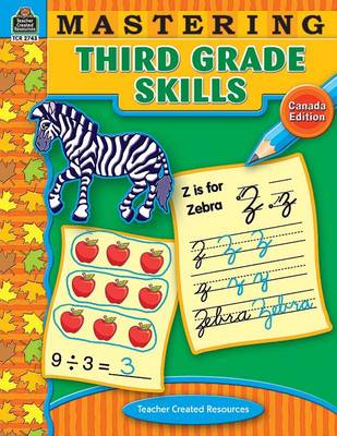 Cover of Mastering Third Grade Skills-Canadian