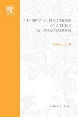 Book cover for The Special Functions and Their Approximations