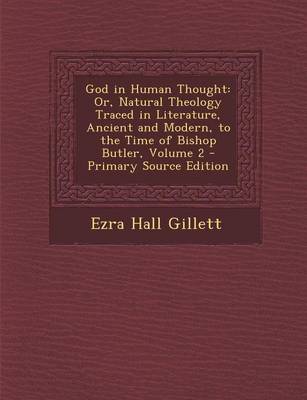 Book cover for God in Human Thought