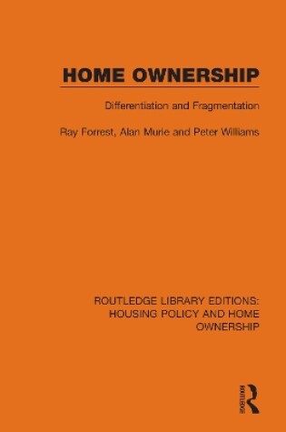 Cover of Home Ownership