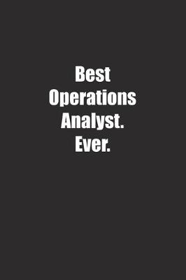 Book cover for Best Operations Analyst. Ever.