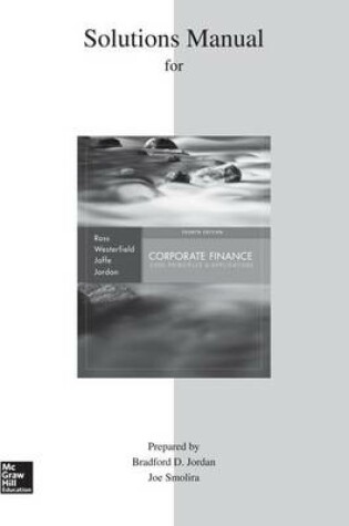 Cover of Solutions Manual to Accompany Corporate Finance: Core Principles and Applications