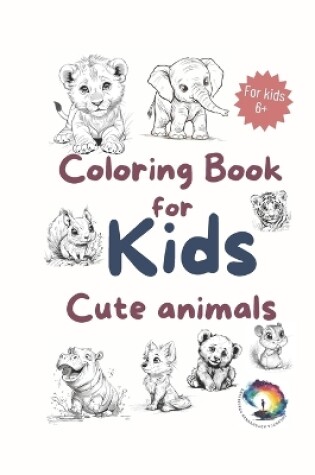 Cover of A Gorgeous 40+ Animals Coloring Book For Kids, teens & adults!!