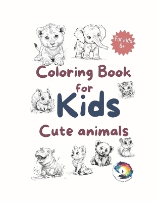 Cover of A Gorgeous 40+ Animals Coloring Book For Kids, teens & adults!!