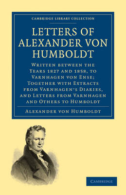 Book cover for Letters of Alexander von Humboldt
