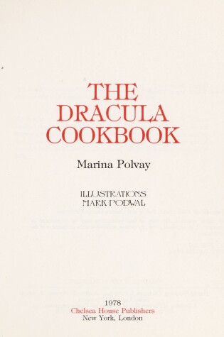 Cover of The Dracula Cookbook