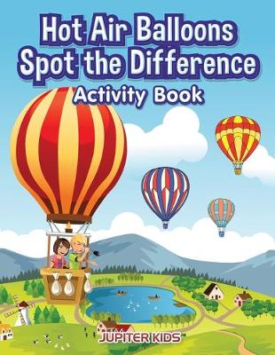 Book cover for Hot Air Balloons Spot the Difference Activity Book