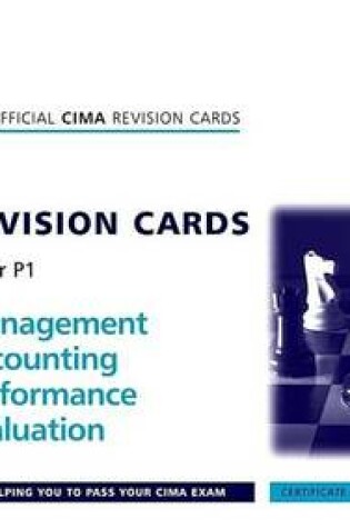 Cover of Cima Revision Cards: Management Accounting Performance Evaluation