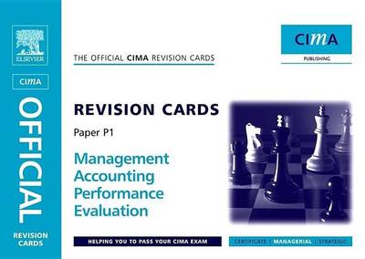 Book cover for Cima Revision Cards: Management Accounting Performance Evaluation