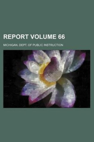 Cover of Report Volume 66