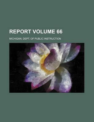 Book cover for Report Volume 66