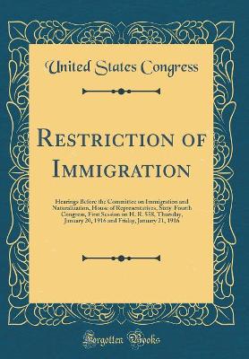 Book cover for Restriction of Immigration