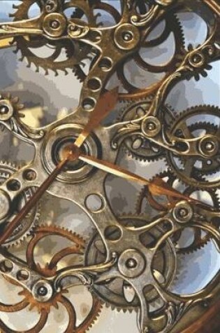 Cover of Notebook Steampunk Gold Gear