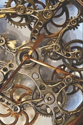 Book cover for Notebook Steampunk Gold Gear