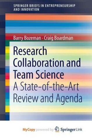 Cover of Research Collaboration and Team Science