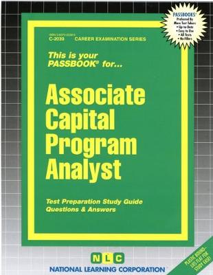 Book cover for Associate Capital Program Analyst