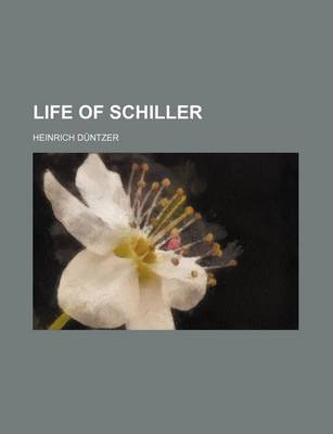 Book cover for Life of Schiller