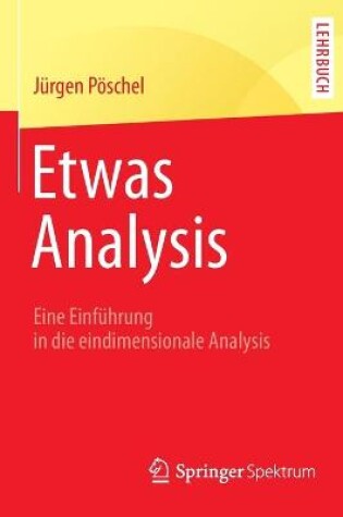 Cover of Etwas Analysis