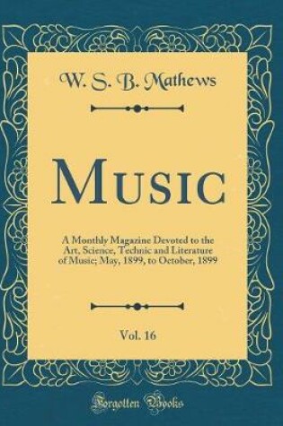 Cover of Music, Vol. 16